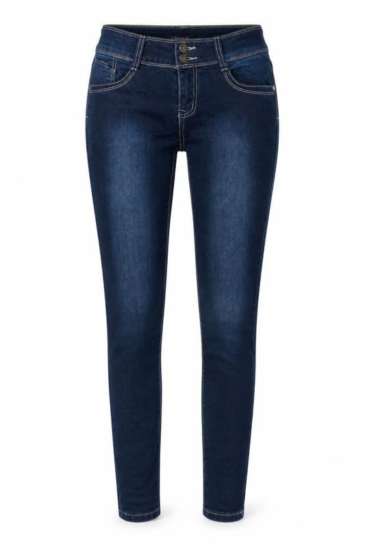 Justy Women's Blue Skinny Jeans M Size