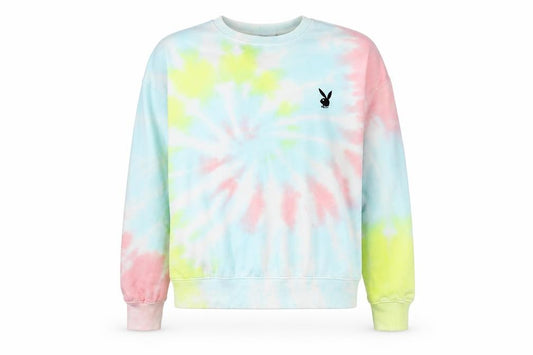 Missguided Women's Multicolour L Pullover Tie-Dye Sweatshirt