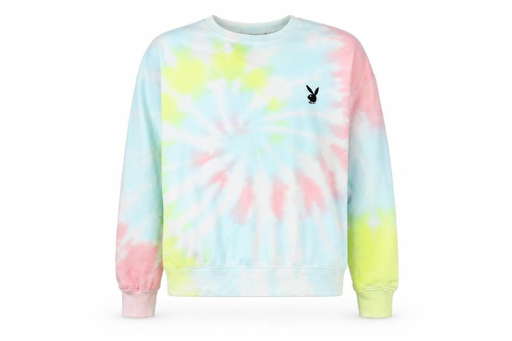 Missguided Women's Multicolour L Pullover Tie-Dye Sweatshirt
