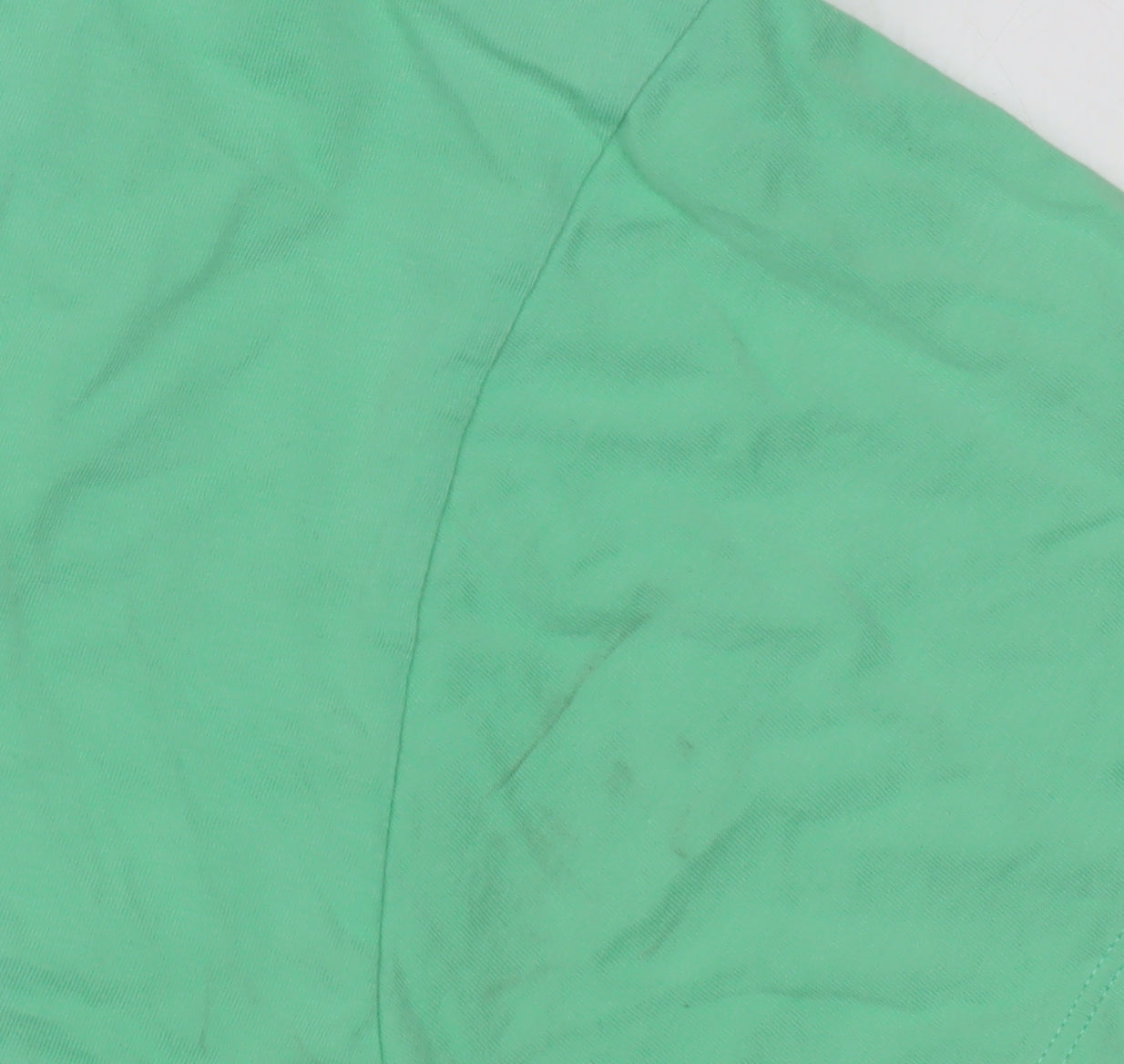 ASOS Women's Green Cropped T-Shirt Size 12