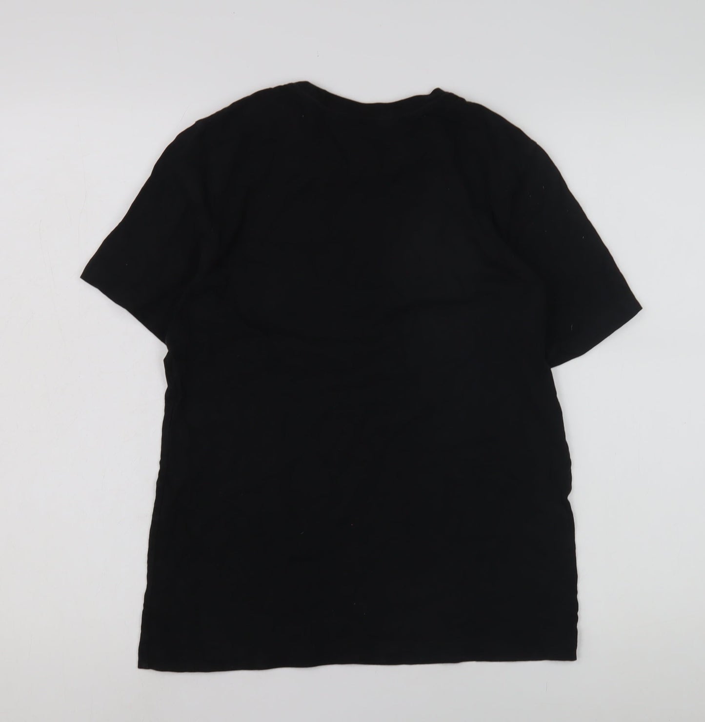 Adidas Boys Black Camouflage Logo T-Shirt, Size 13-14 Years