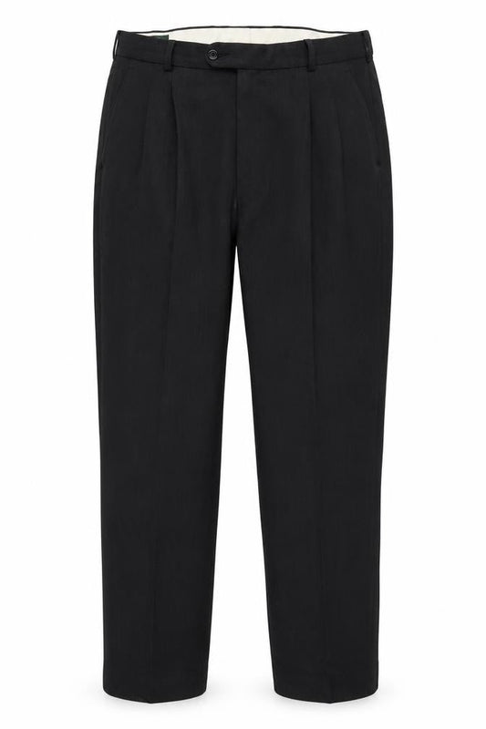 Front view of C&A Men's Black Dress Pants -, size 36, Formal Wear