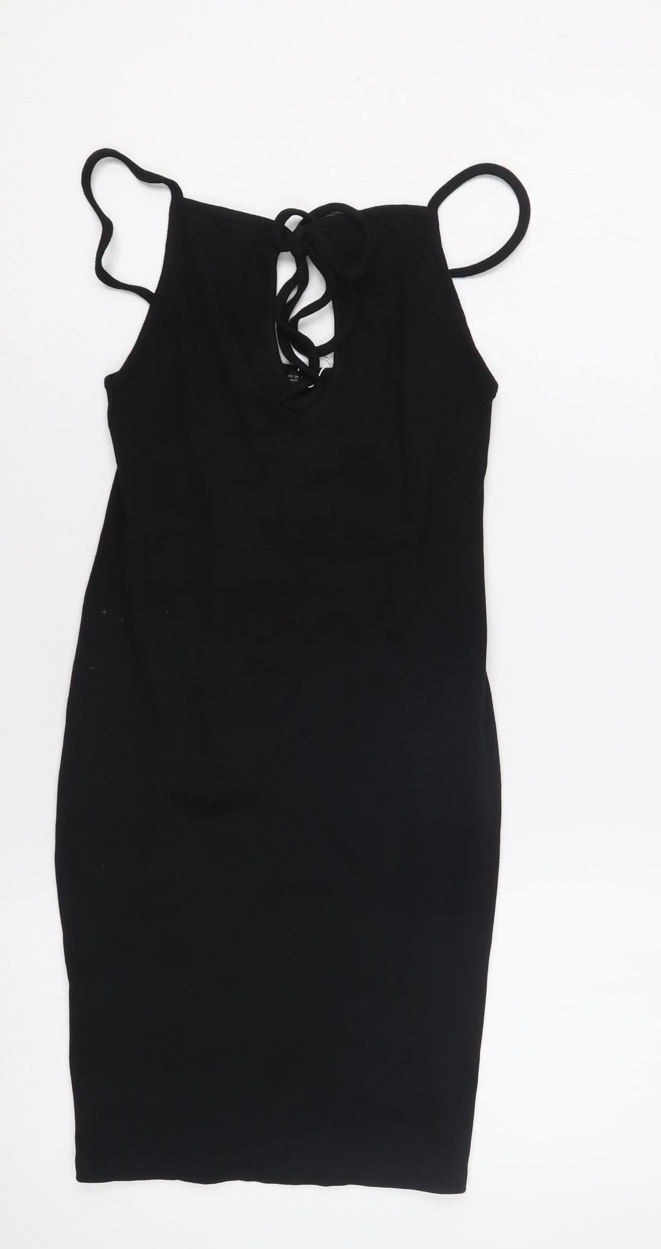 Zara Women’s Black Strappy Sleeveless Dress M