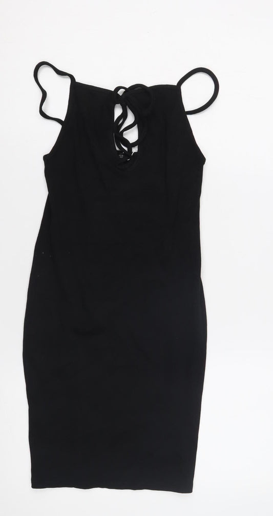Zara Women’s Black Strappy Sleeveless Dress M