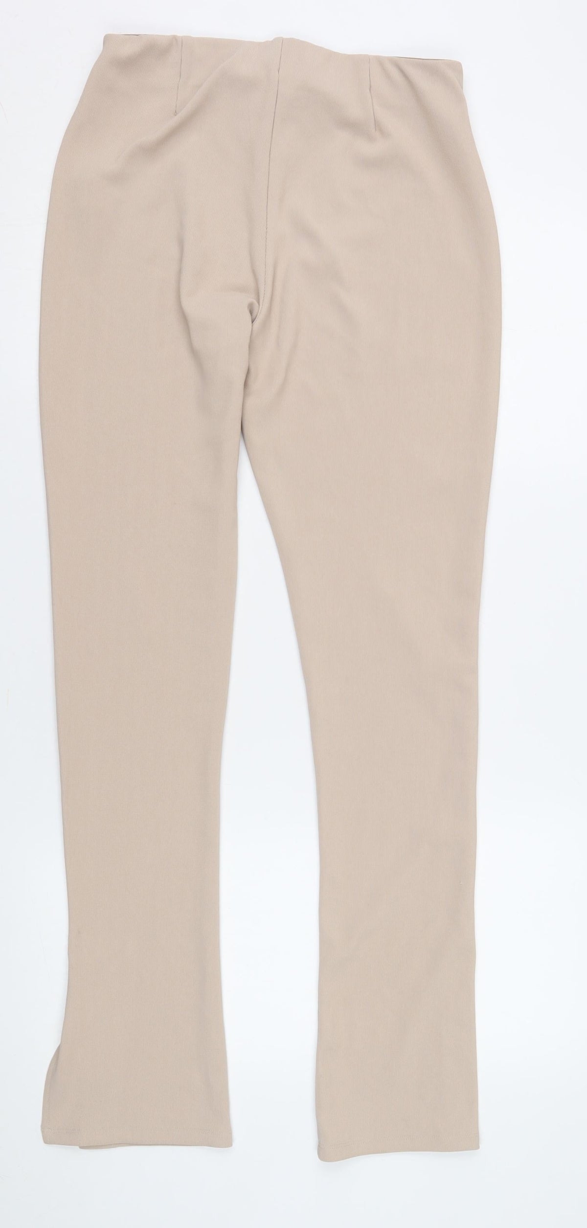 Zara Women's Beige Ankle Trousers XS Slim Fit