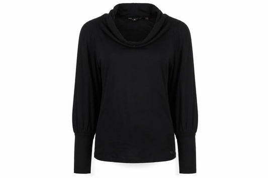 Ted Baker Women's Black Cowl Neck Top Size 6