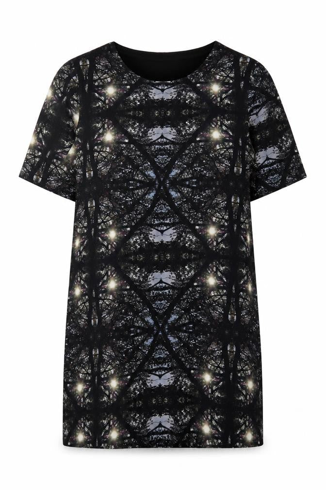Emma Louise Women's Black Silk Shift Dress Size 8