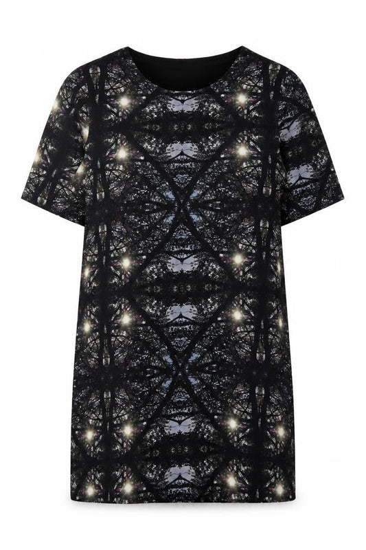 Emma Louise Women's Black Silk Shift Dress Size 8