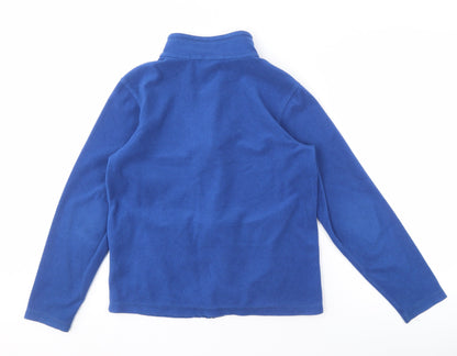 Back view of Regatta boys’ blue track jacket, size 30, full zip