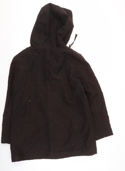 Lakeland Women's Brown Hooded Coat Size 14