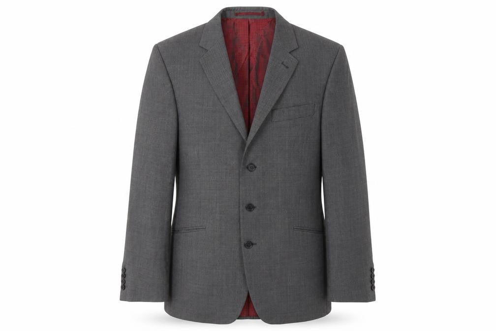 Next Men's Grey 42L Wool Blazer, Formal Jacket
