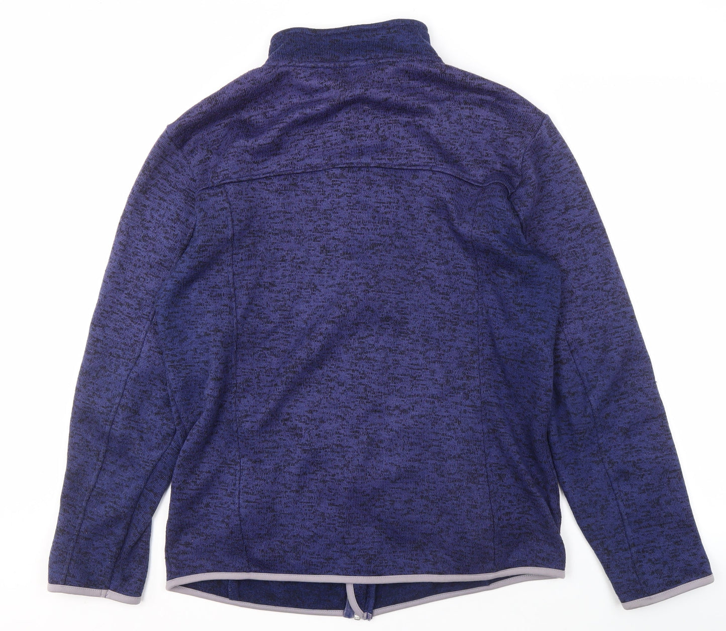 Crane Men's Blue Basic Jacket, Size L, Stand-Up Collar