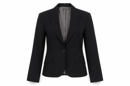 Cue Women Black Blazer Size 10 Business Workwear