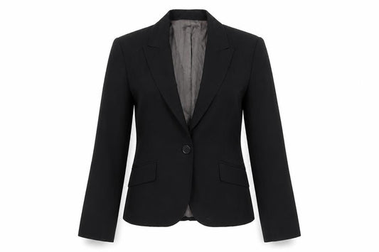 Cue Women Black Blazer Size 10 Business Workwear