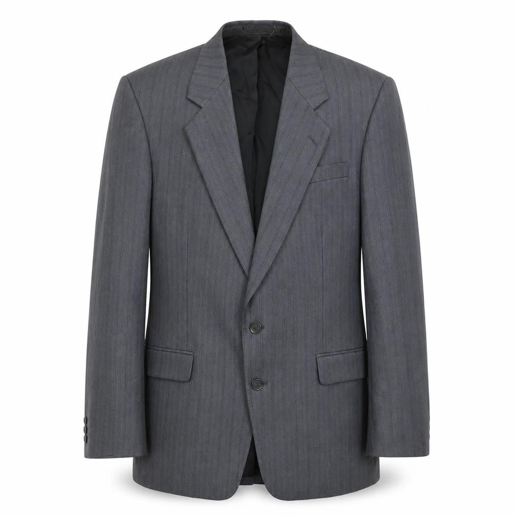 Wellington Men's Grey Striped Blazer 40L