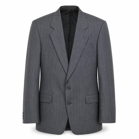 Wellington Men's Grey Striped Blazer 40L