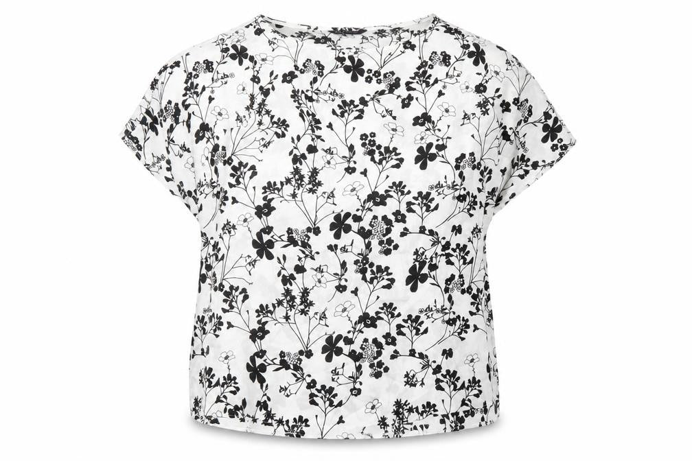 Marks & Spencer Women's Black Floral Blouse Size 14