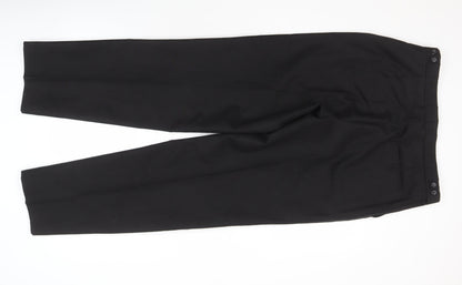 Burton Men's Black Trousers 36 in Regular Fit Formal