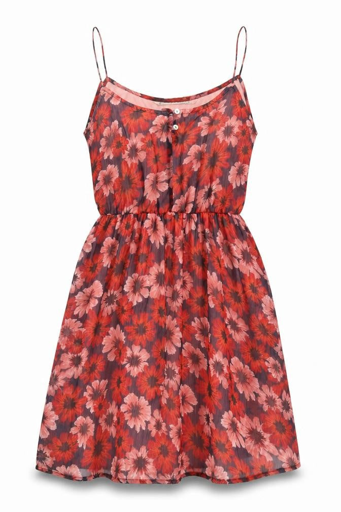 Zara Women's Multicoloured Floral Dress M