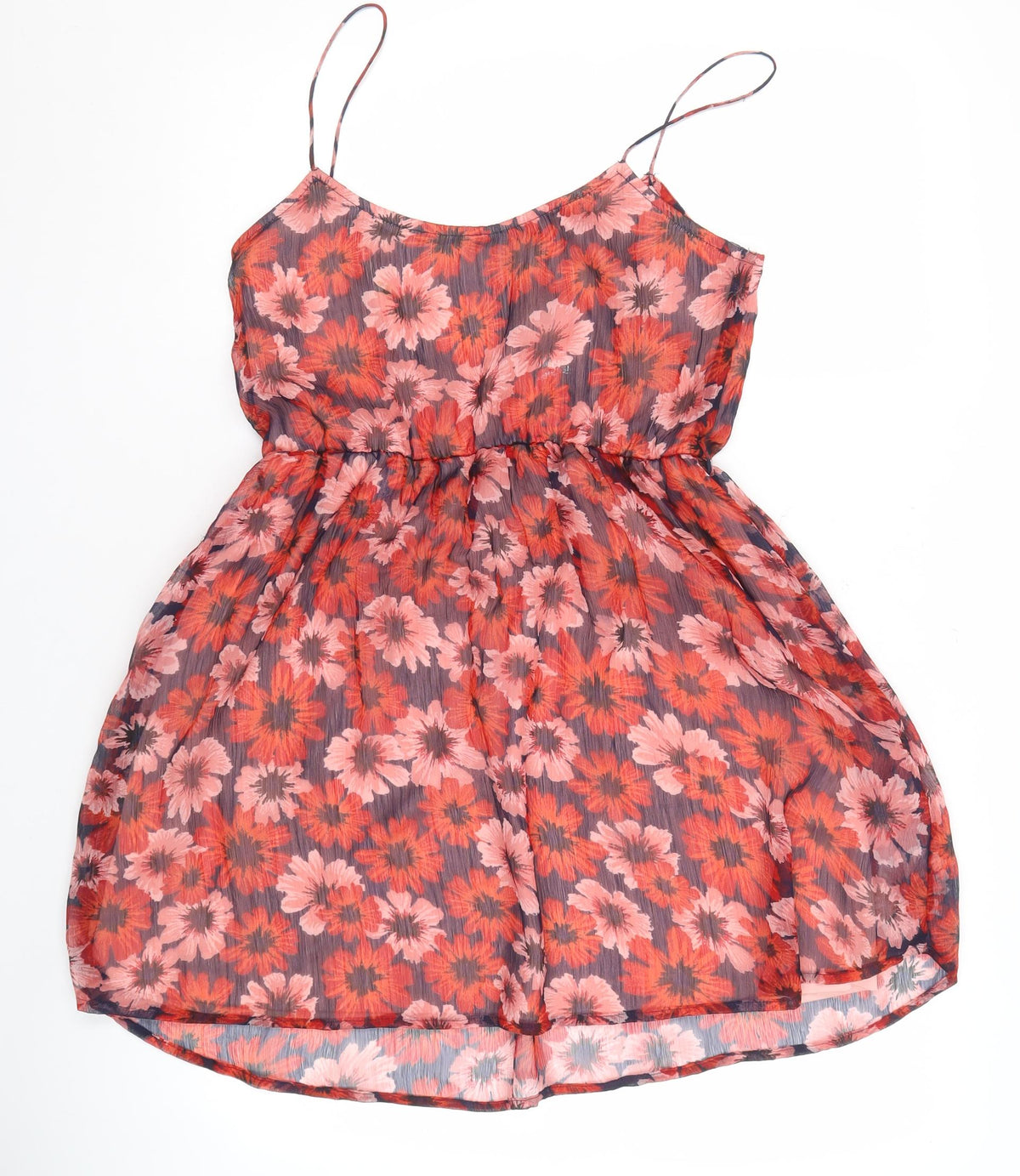 Zara Women's Multicoloured Floral Dress M