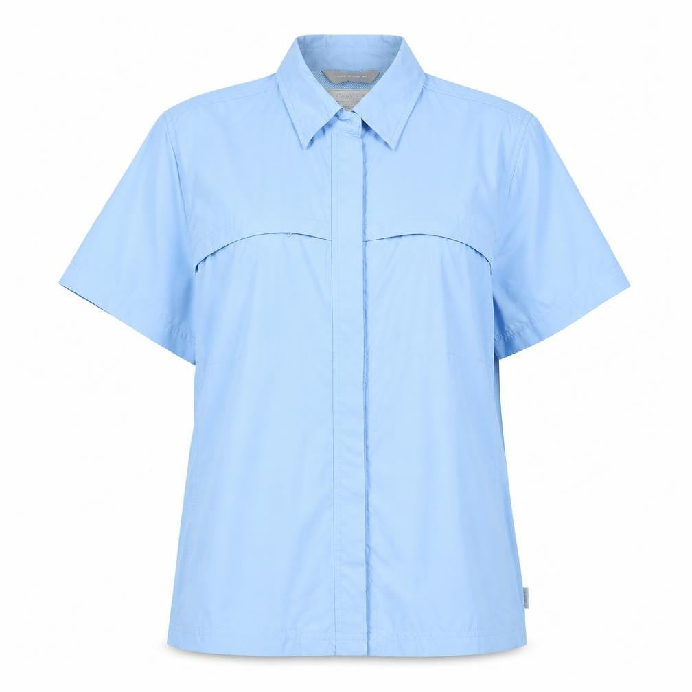 Regatta Women's Blue Button-Up Shirt Size 12