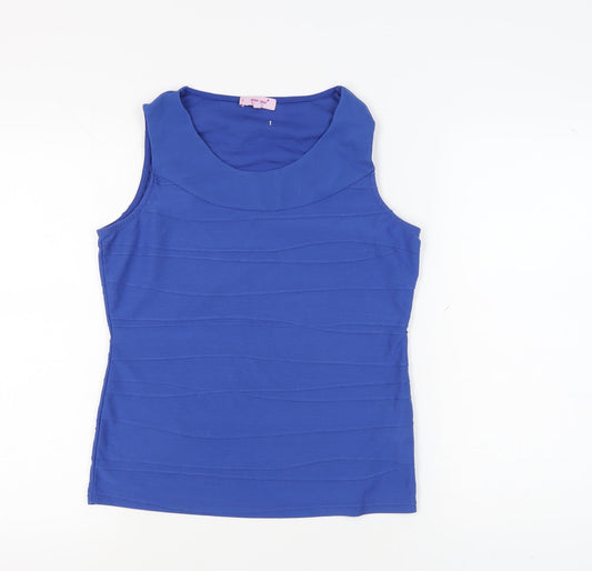 Marks and Spencer Women's Blue Tank Top Size 12