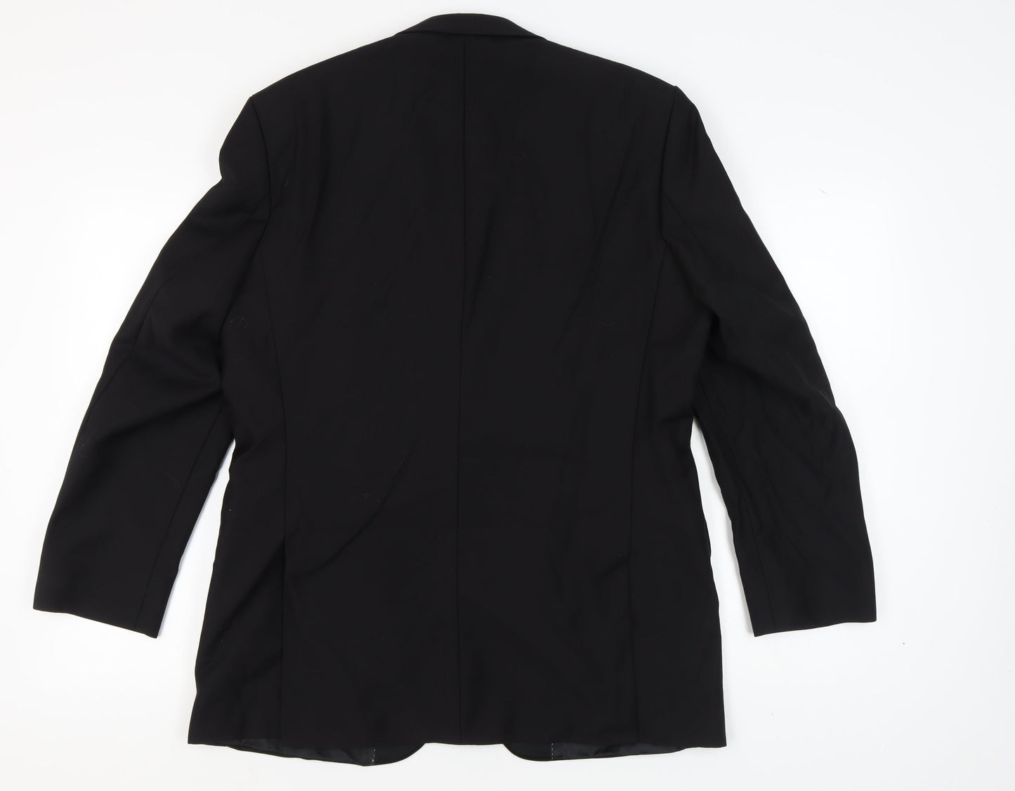 Jeff Banks Men's Black Regular Wool Tuxedo Blazer 42R Formal