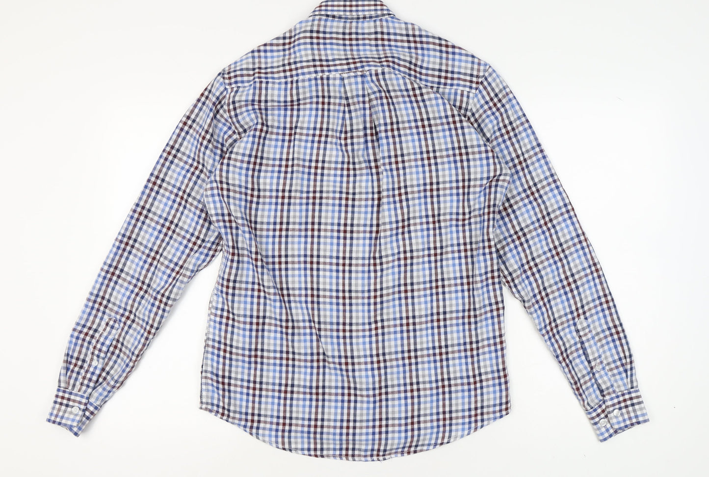 James Pringle Men's Blue Check Shirt S