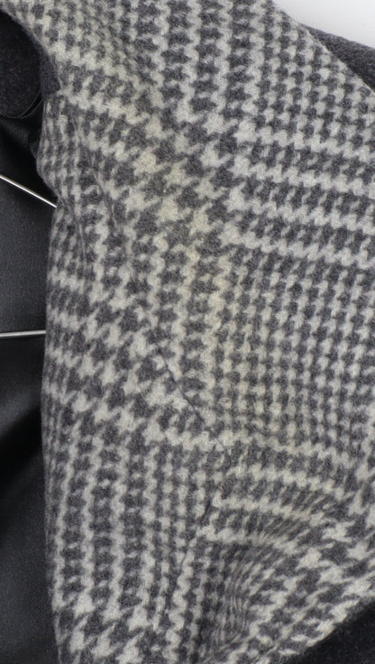 Eastex Women's Grey Wool Cashmere Coat, Size 16, Classic Style
