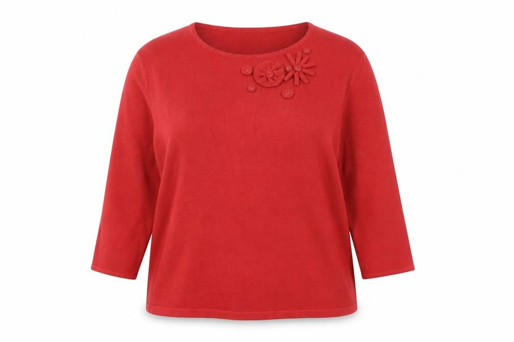 Eastex Women's Red Pullover Jumper Size 18