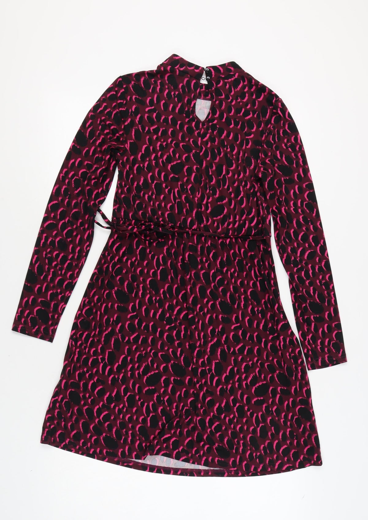 New Look Women's Multicoloured Long Sleeve Dress - Size 10