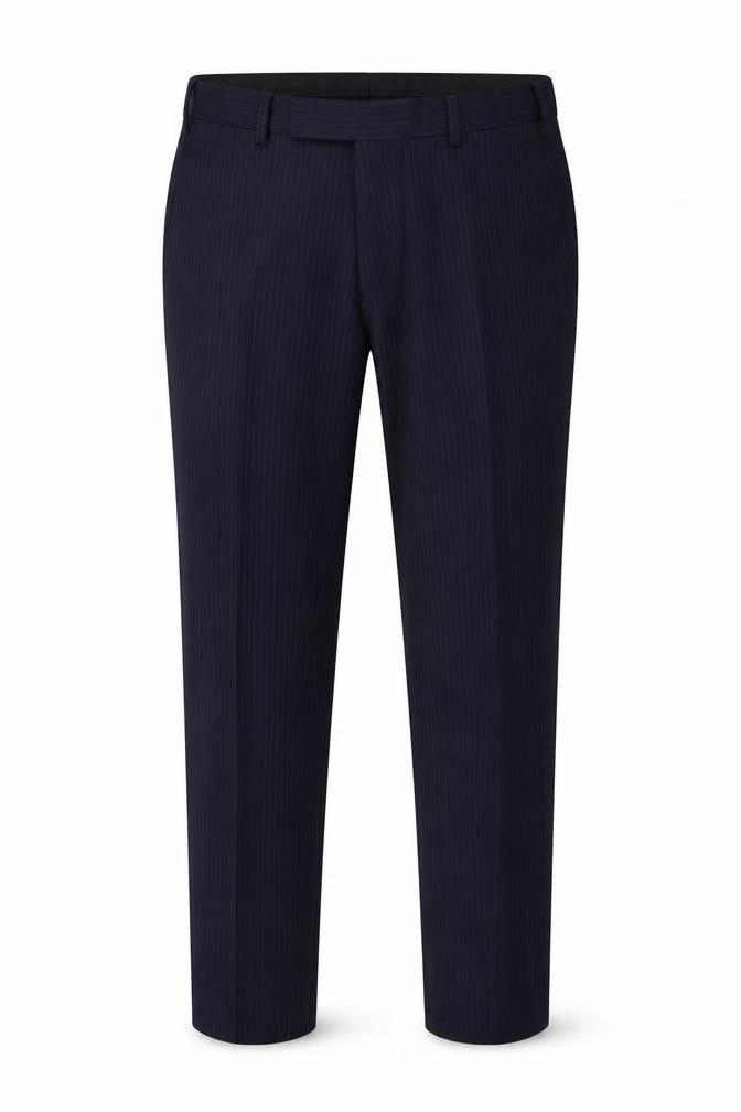Marks & Spencer Men's Blue Trousers, 34/29, Wool Blend