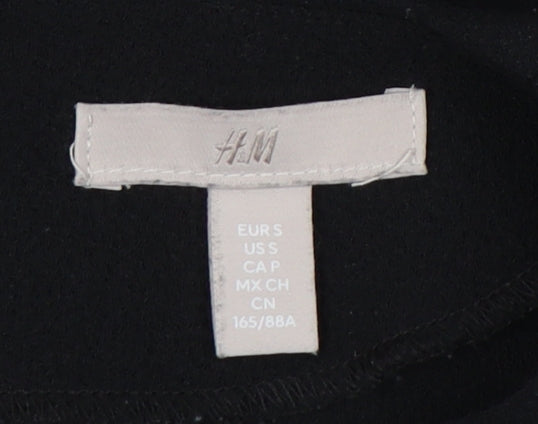 H&M Women's Black Dress Size S Long Sleeve