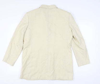 Viyella Women's Beige Blazer, Size 18, Notch Lapel