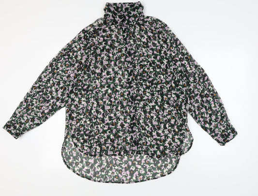 Next Women's Multicoloured Animal Print Blouse, Size 12