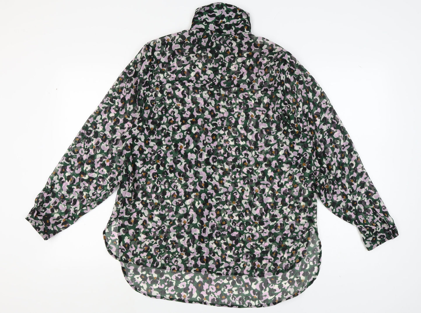 Next Women's Multicoloured Animal Print Blouse, Size 12