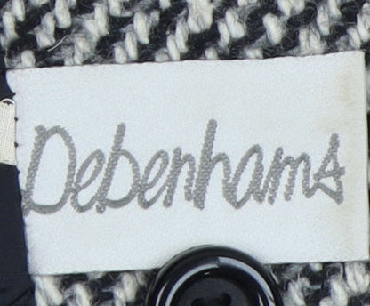 Debenhams Grey Herringbone Blazer Size 12 Women