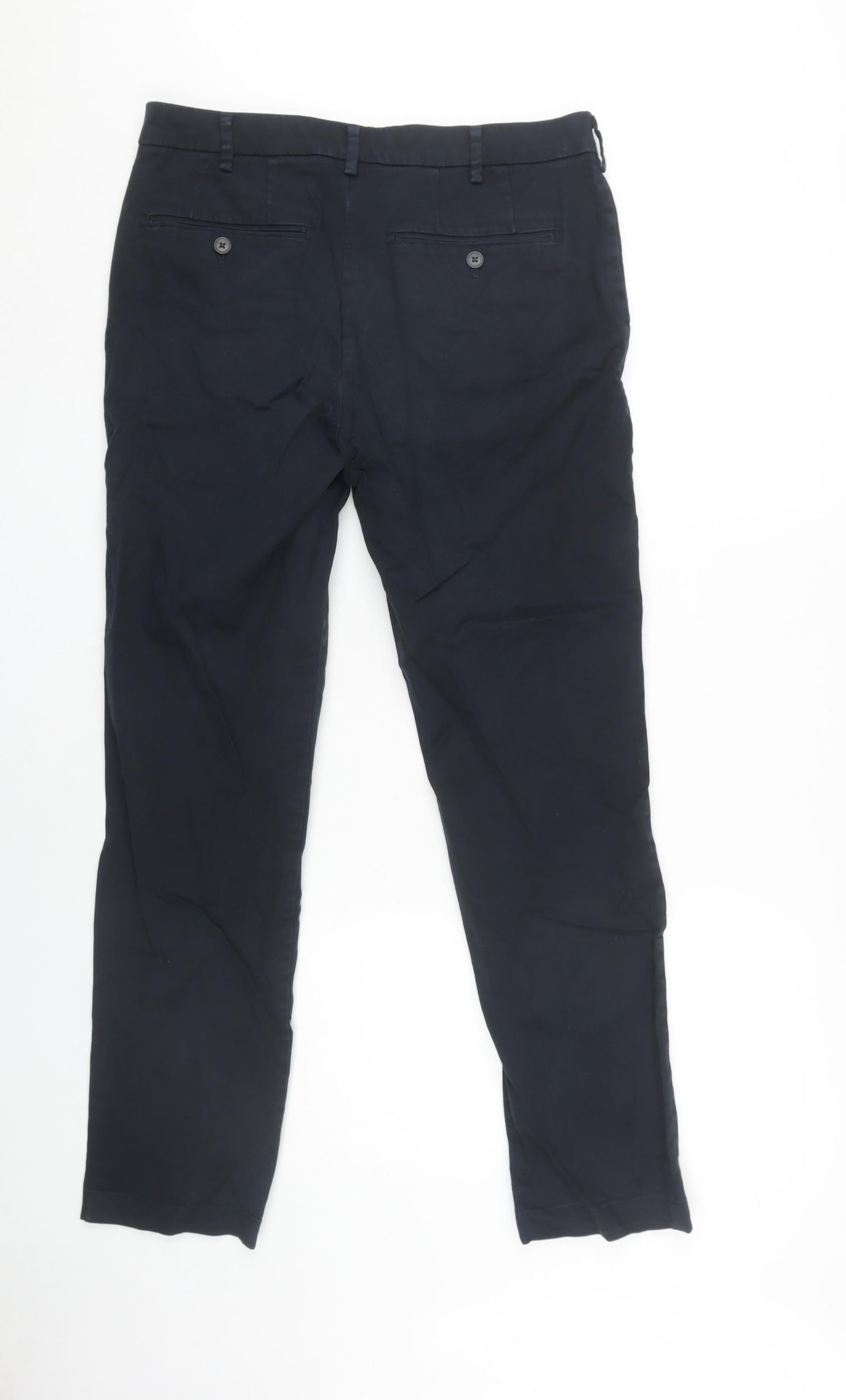 Uniqlo Women's Blue Trousers Size 31