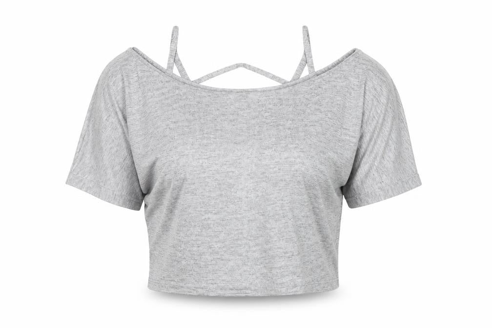 Dorothy Perkins Grey Women's V-Neck Top Size 16