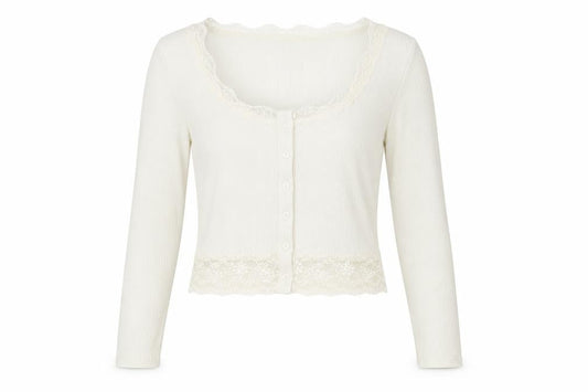 Urban Outfitters Women's Beige Cropped Jersey Blouse M