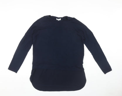 Warehouse Women's Blue Long Sleeve Top Size 12