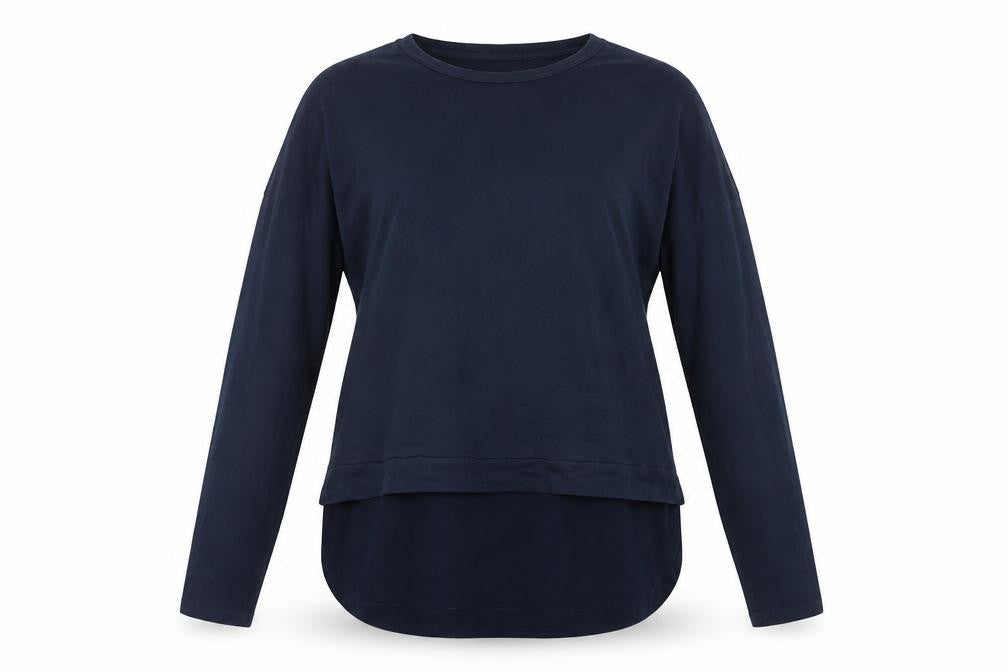 Warehouse Women's Blue Long Sleeve Top Size 12