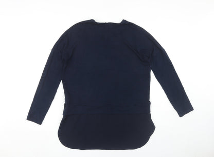 Warehouse Women's Blue Long Sleeve Top Size 12