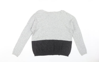 Benedetta B Women's Grey Polka Dot Jumper Size S
