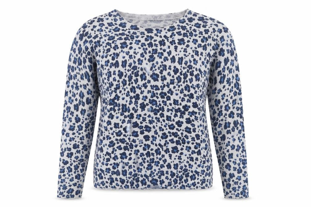 Marks & Spencer Women’s Blue Animal Print Pullover