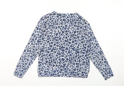 Marks & Spencer Women’s Blue Animal Print Pullover