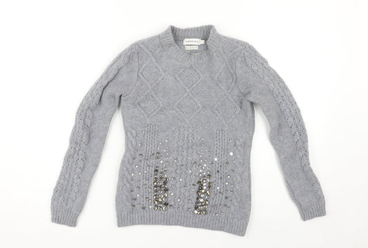Amphora Women's Grey Pullover Jumper S