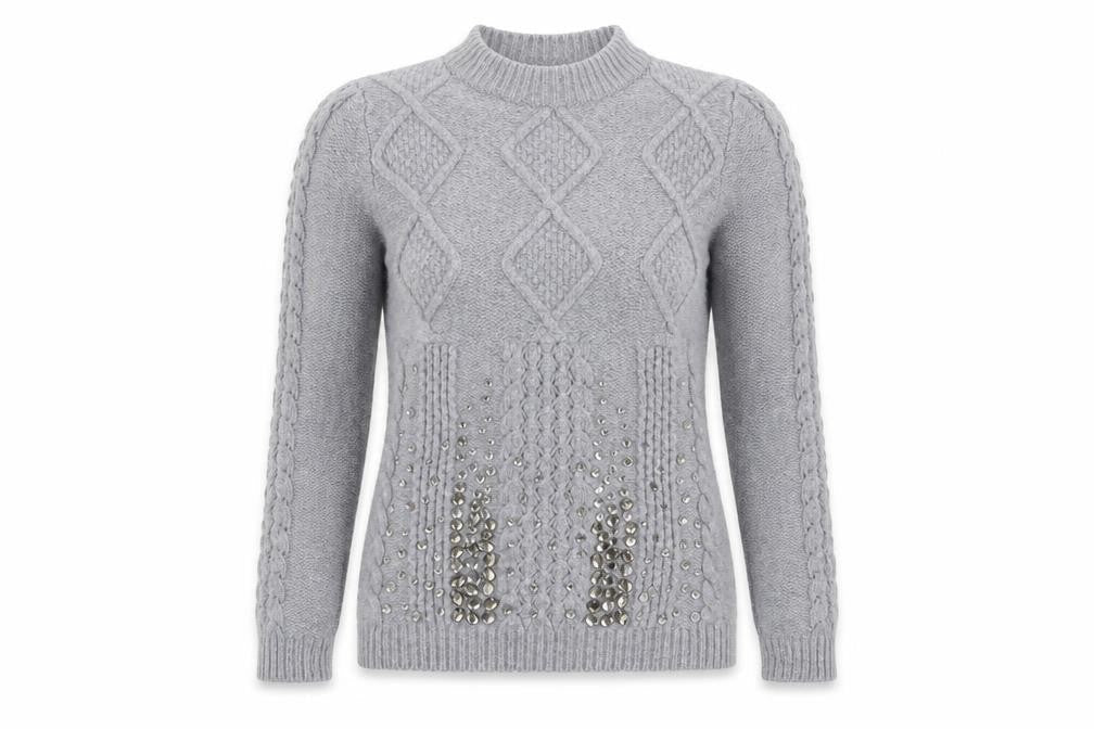 Amphora Women's Grey Pullover Jumper S