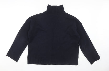Marks & Spencer Women Blue Pullover Jumper M