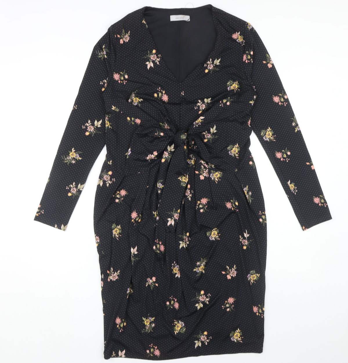Marks & Spencer Women's Black Floral Dress